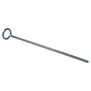 High Peak Stahl-Hering Ringkopf Erdnagel, 200 x 4 mm