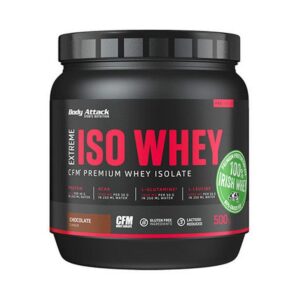Body Attack Pulver Extreme Iso Whey Professional Schokolade 500 g