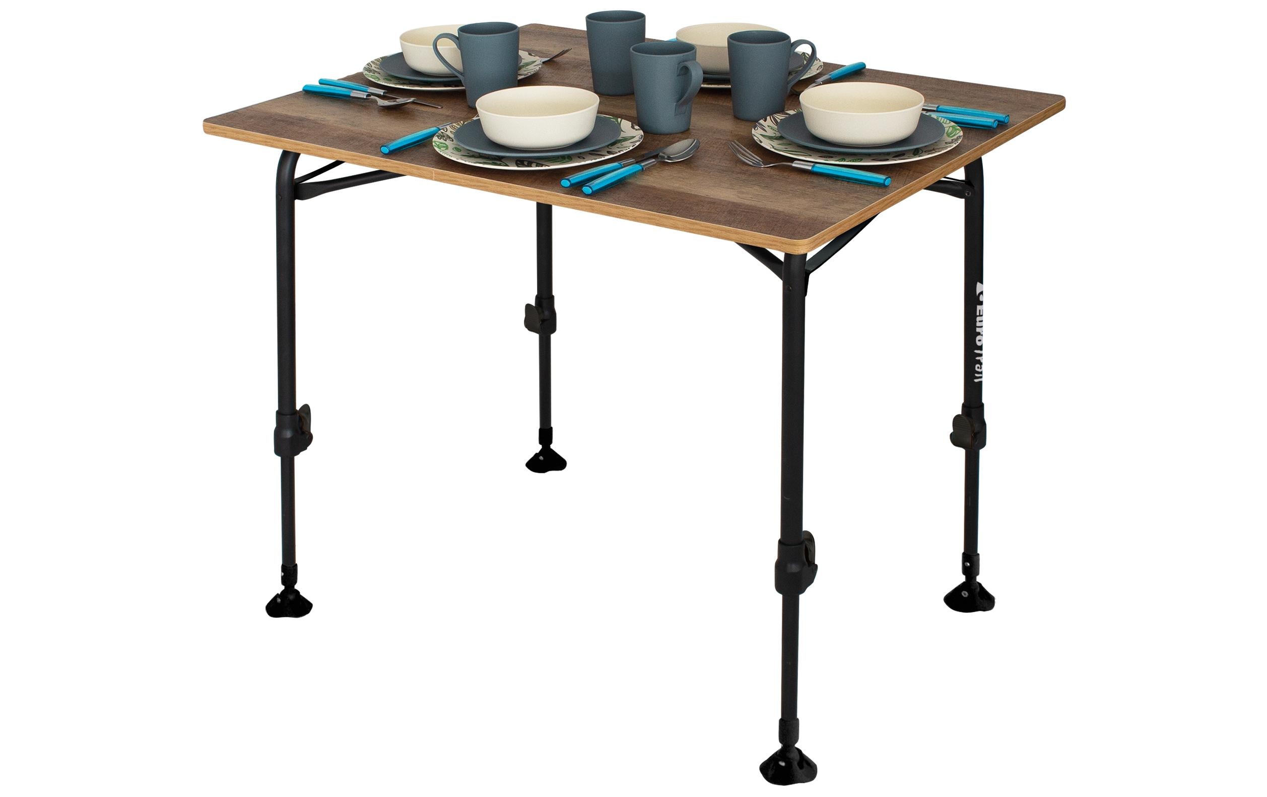 Eurotrail Campingtisch Rochefort L Holz Composite 100 cm x 68 cm