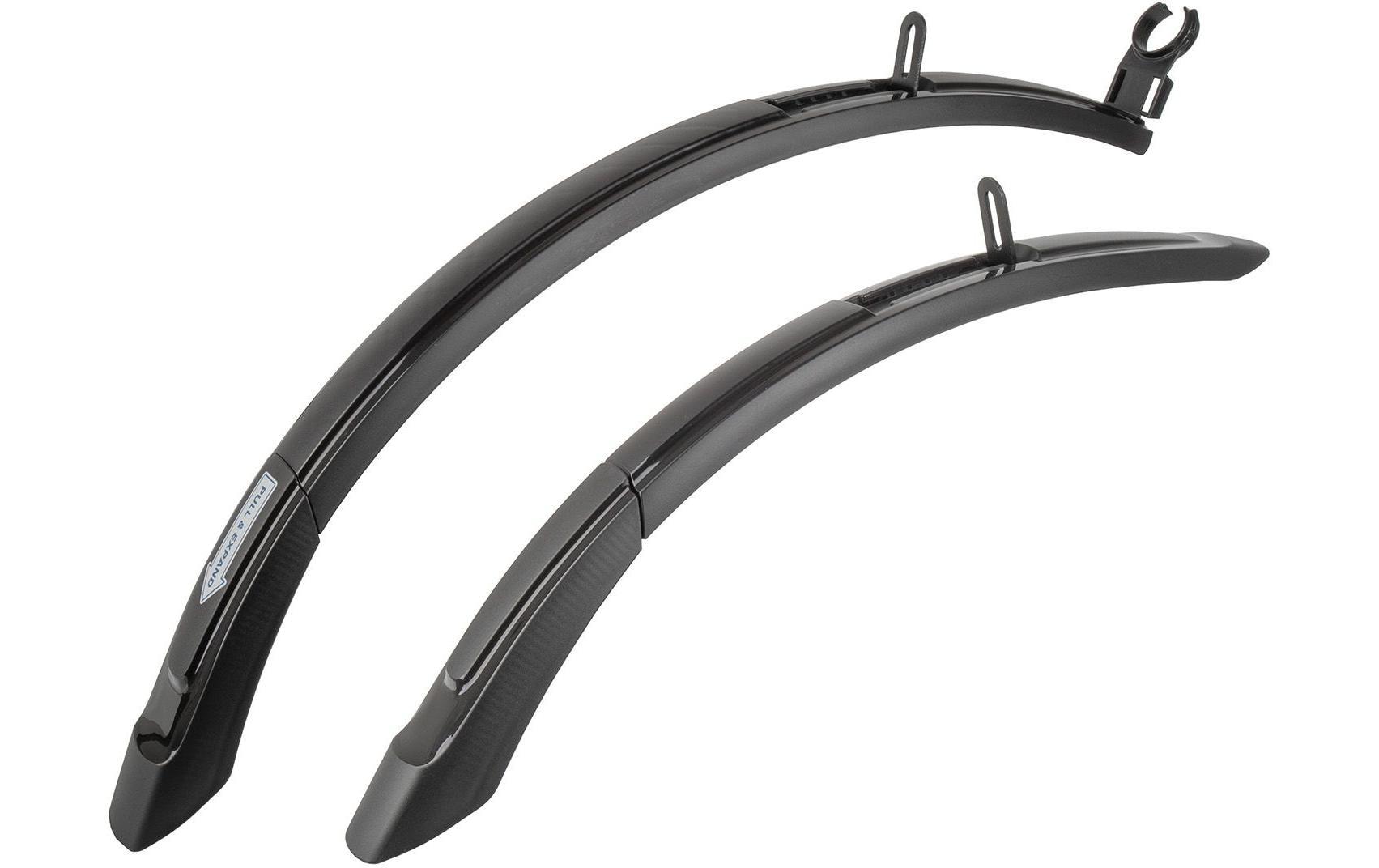 M-Wave Schutzblech Mud Max F+R ADJ S Schwarz