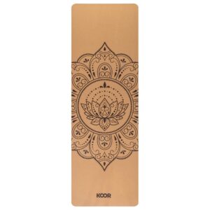 KOOR Yogamatte Kork, 183 x 61 x 0.4 cm