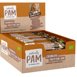 Naturally Pam Riegel Bio Crunchy Protein Cashew Caramel 12 x 30 g