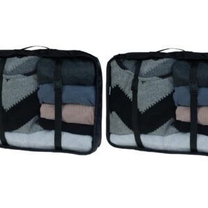 KOOR Kleiderbeutel Reesa, Grösse XL, 2er-Pack, Schwarz