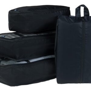 KOOR Kleiderbeutel Set Reesa, 4-teilig, Schwarz