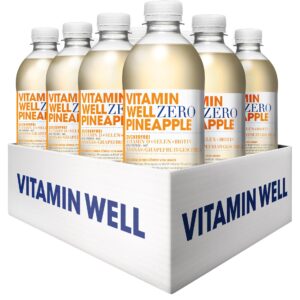 VITAMIN WELL Sportgetränk Zero Pineapple 12 x 0.5 l, zuckerfrei