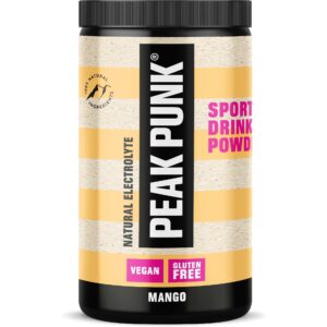 PEAK PUNK Natural Electrolyte Sport Drink Mango 600 g