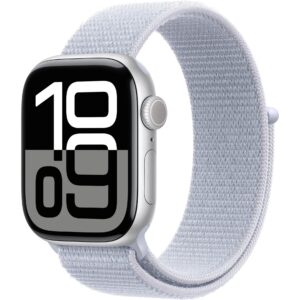 Apple Watch Series 10 42 mm GPS Alu Silber Loop Blau
