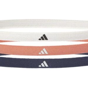 adidas Hairbands Weiss/Dunkelblau/Hellorange