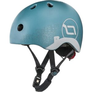 Scoot and Ride Kinderhelm Steel Blau, XXS-S