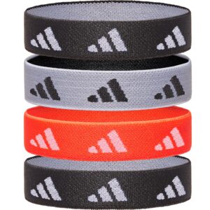 adidas Hair Ties Schwarz, Weiss, Solar Rot