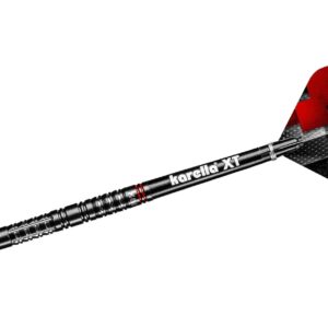 Karella Dartpfeile Softdart SuperDrive 18g, 3 Stück – Schwarz