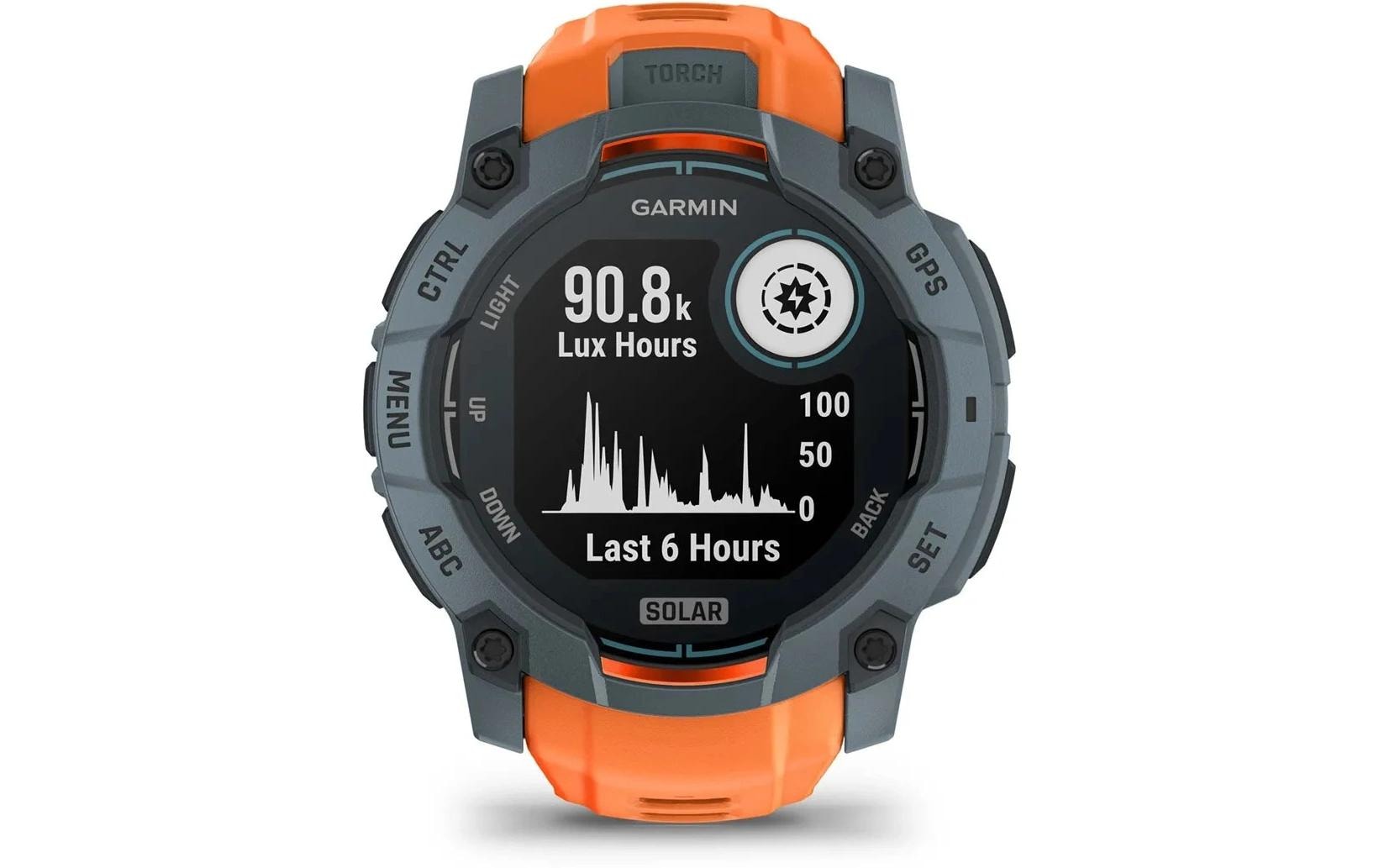 GARMIN Sportuhr Instinct 3 Solar Twilight/Solstice 50 mm