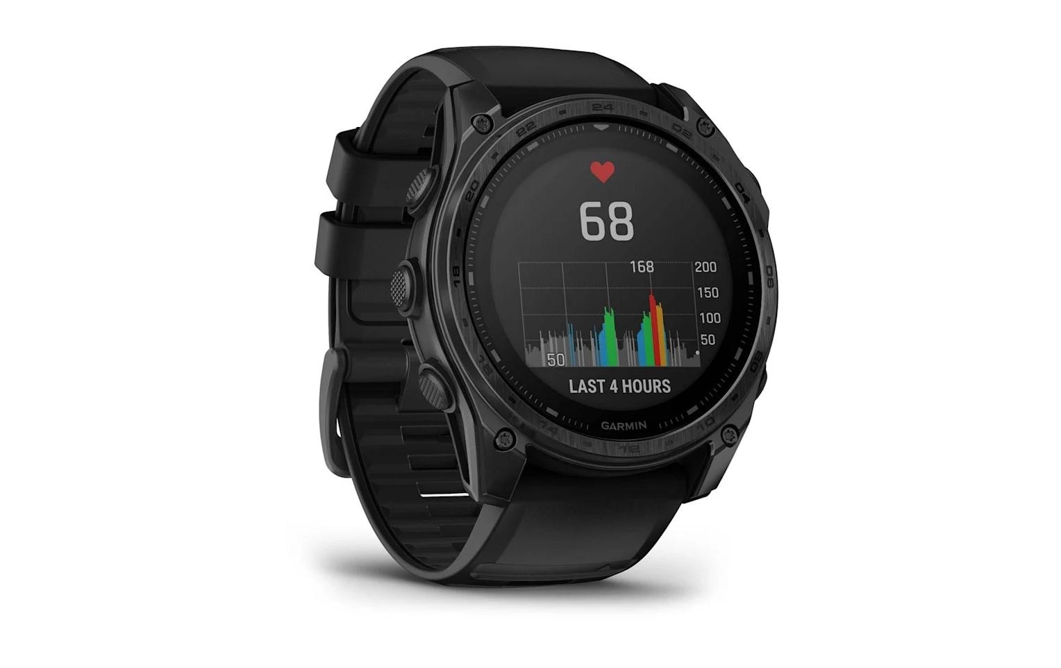 GARMIN GPS-Sportuhr Tactix 8 Solar Ultralight 51mm, Schwarz