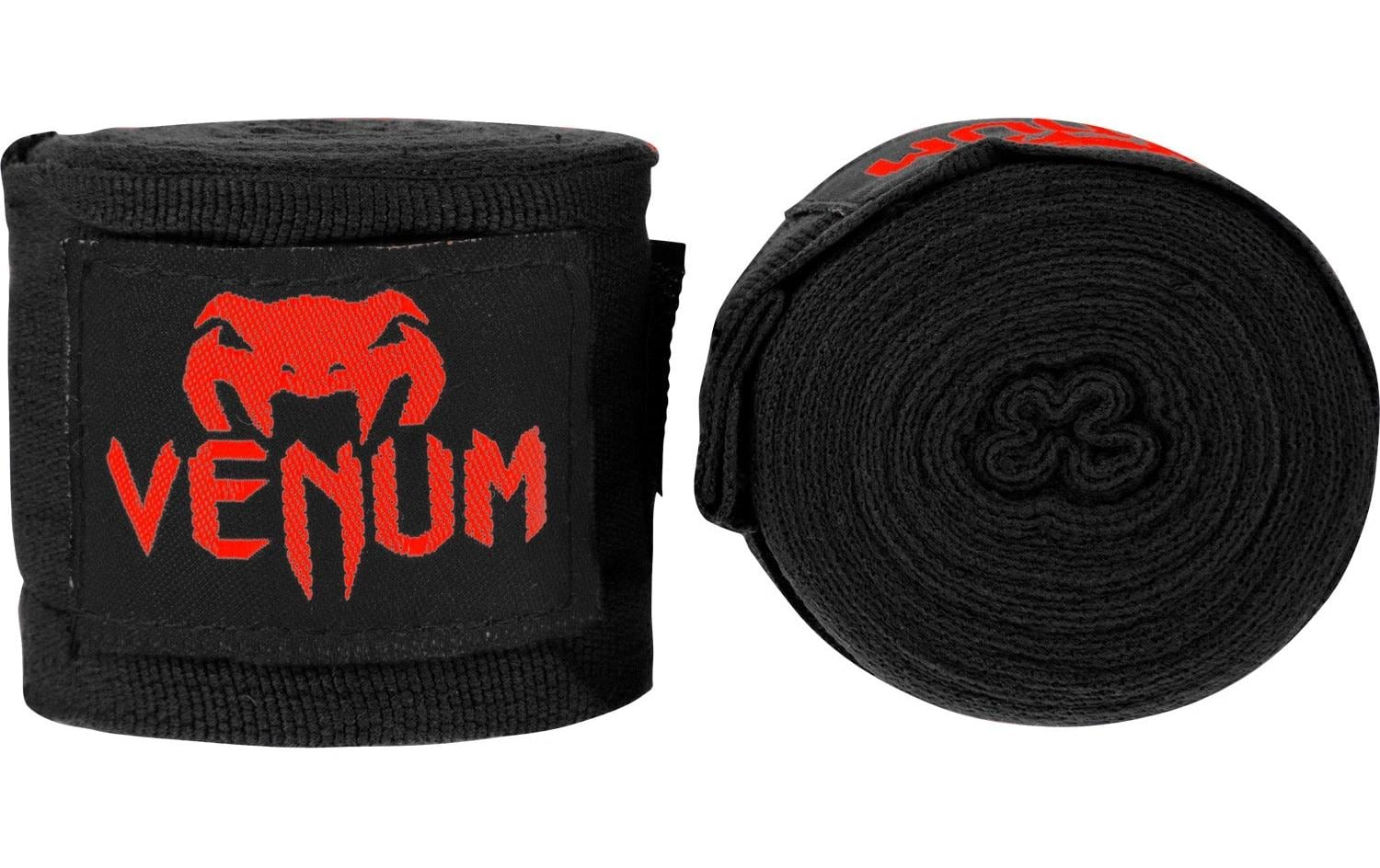 Venum Kontact Boxing Handwraps 2.5 m, Schwarz/Rot