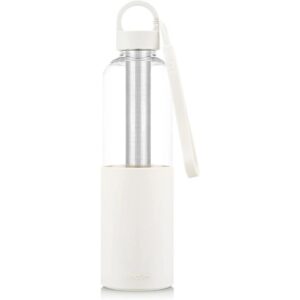 Bodum Wasserflasche Melior 1200 ml, Weiss/Transparent
