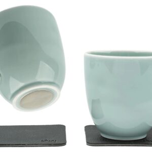 Silwy Magnet-Porzellantassen Cyan