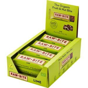 Rawbite Rohkostriegel Zitrone, 12 x 50g