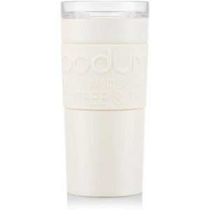 Bodum Travel Mug Iced Vanilla Latte, Creme, 0.35 l