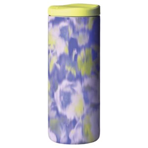 BioLoco Thermobecher Neo-Soft flowers 350 ml, Blau/Gelb