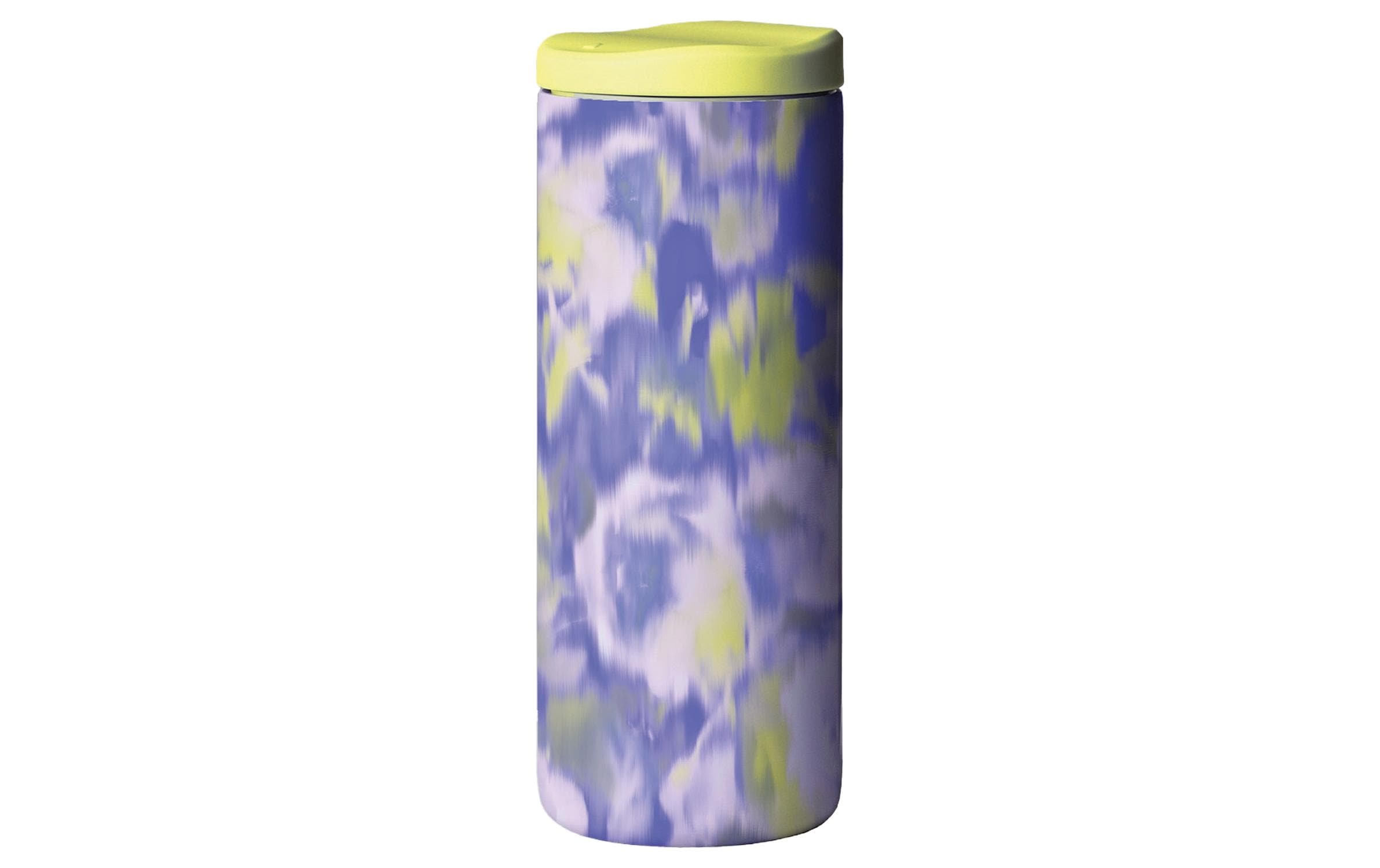 BioLoco Thermobecher Neo-Soft flowers 350 ml, Blau/Gelb