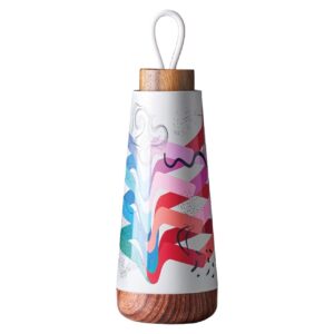 BioLoco Thermosflasche Loop Mini-Colorful mind 350 ml, Mehrfarbig