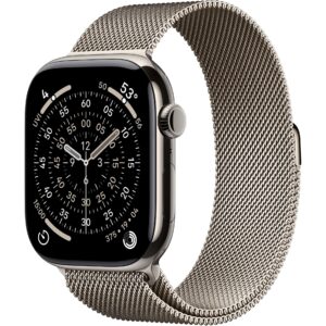 Apple Watch Series 11 46 mm LTE Nat Titanium Milanese Loop M/L