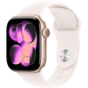 Apple Watch Series 11 42 mm GPS Rose Gold Alu Sport Band M/L