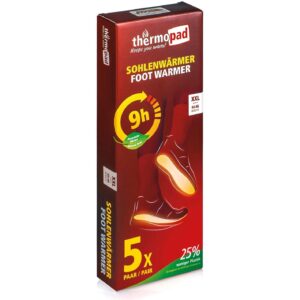 Thermopad multi Wärmepad Sohlenwärmer XXL Gr. 44 – 46, 5er Pack