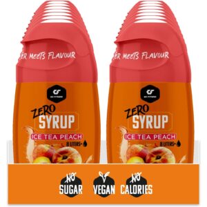 Go Fitness Zero Syrup – Ice Tea Peach, 16 x 65 ml Pfirsich 1040