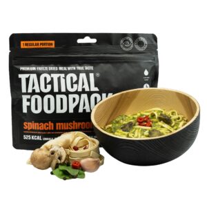 Tactical Foodpack Hauptgericht Spinat-Pilz-Nudeln