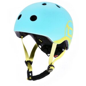 Scoot and Ride Kinderhelm Blueberry Blau/Gelb, XXS-S/45 – 50