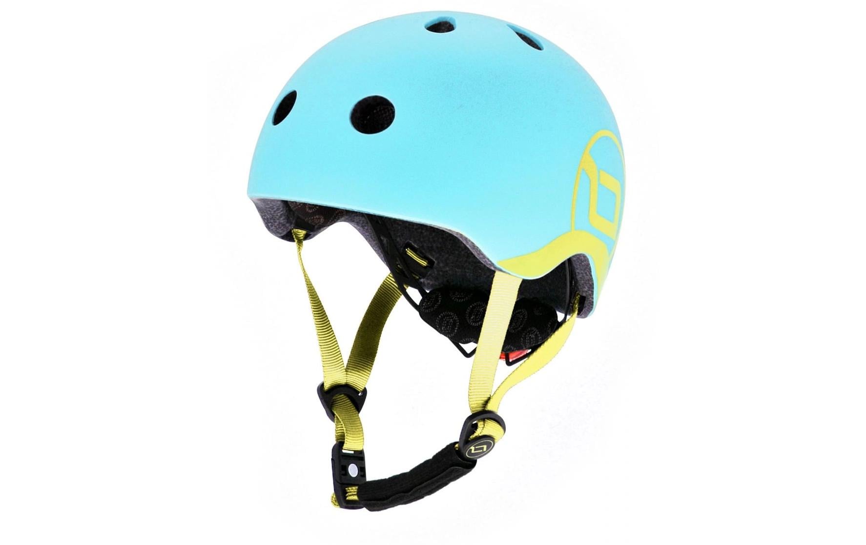 Scoot and Ride Kinderhelm Blueberry Blau/Gelb, XXS-S/45 - 50
