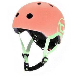 Scoot and Ride Kinderhelm Peach Orange/Grün, XXS-S