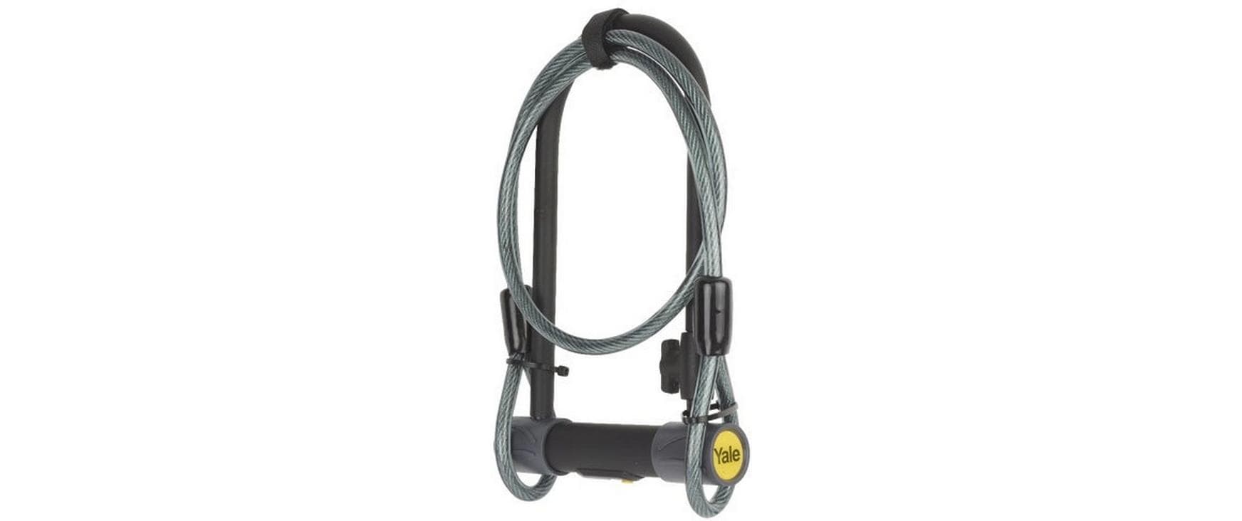 Yale Veloschloss YUL2C Bügel mit Kabel, 230 mm