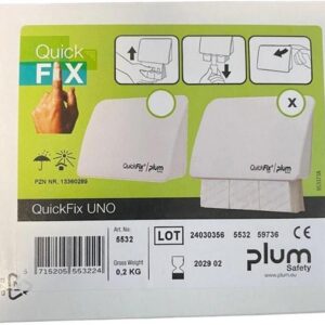 PLUM Quick Fix Uno Wandspender für Pflaster Weiss