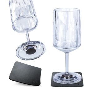 Silwy Outdoor-Weinglas Hightech-Kunststoffgläser, 2er-Set