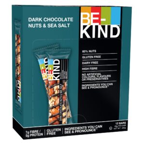 BE-KIND Riegel Dark Chocolate Nuts & Sea Salt 12 x 40 g