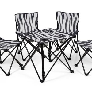 Zebraffo Camping-Sitzgarnitur Zebra 5er Kids