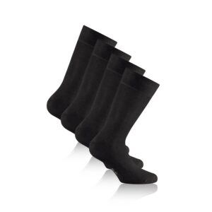 Rohner Socks Bambussocken Schwarz 2er-Pack