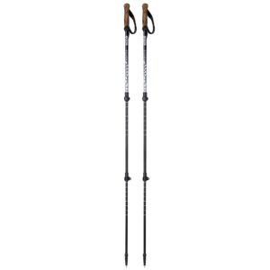 KOOR Wanderstock Aluminium Rivoola Kork Schwarz/Weiss