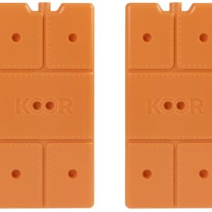 KOOR Kühlelement Arctico L, Doppelpack Arancia