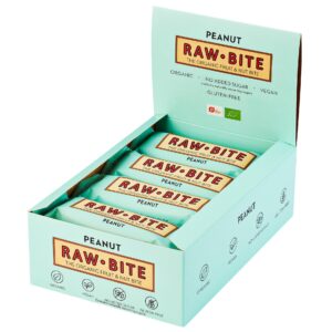 Rawbite Riegel Bio Rohkost Erdnuss 12 x 50 g