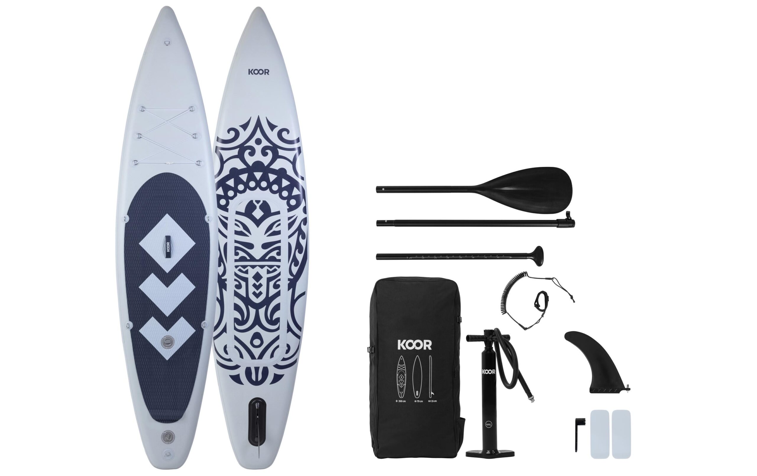 KOOR SUP Board Moolaka 11'6 Doppelkammersystem