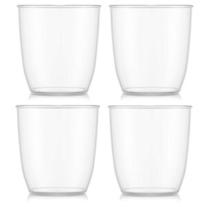 Bodum Outdoor-Becher Kvadrant 350 ml, Transparent, 4 Stück