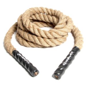 Gladiatorfit Hanf-Cross-Trainingseil, 4.5 m