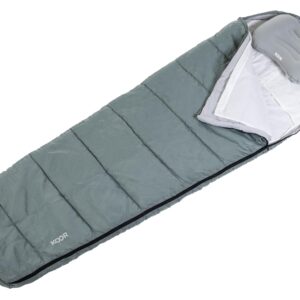 KOOR Schlafsack, Schlafsackeinlage und Reisekissen Set Grau