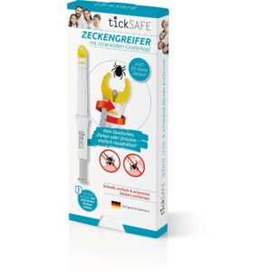 Ticksafe Erste-Hilfe-Set Rotierender Zeckengreifer Mensch