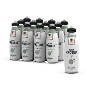 NUTRIATHLETIC Sportgetränk PlanProtein Water Pina Colada, 12 x 500 ml