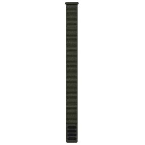GARMIN Armband Ultrafit 22 mm, Schwarz/Dunkelgrün