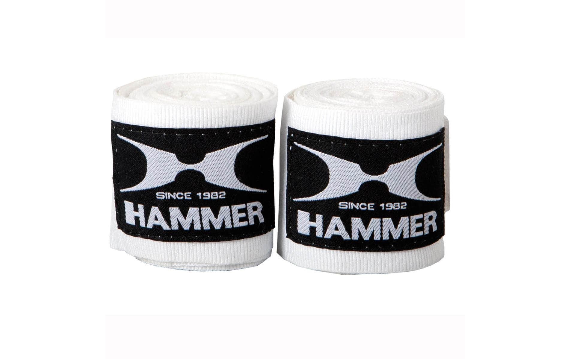HAMMER Boxbandage Boxbandagen, elastisch 2.5m – weiss Weiss